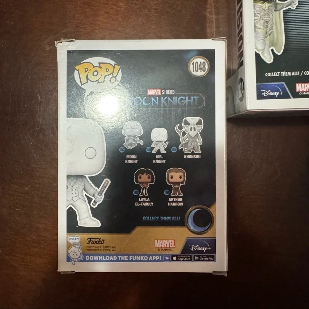 Marvel Moon Knight And The Vision Funko Pop Lot White Costume Funko Lot (ALL 3)